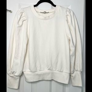 LOFT puff sleeve sweatshirt